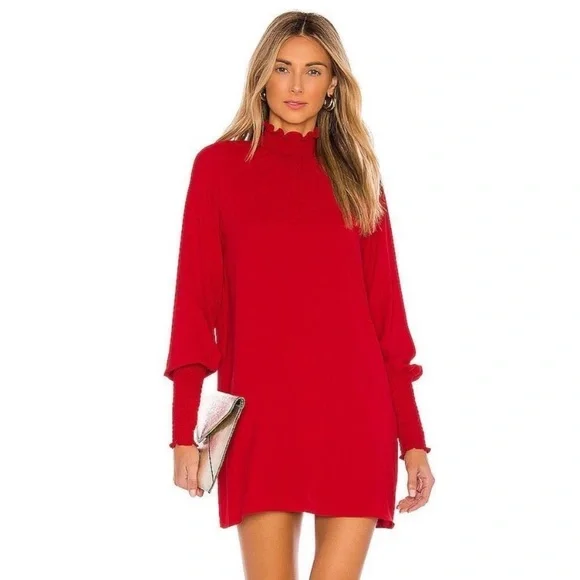 amanda uprichard red mini dress Allora Dress